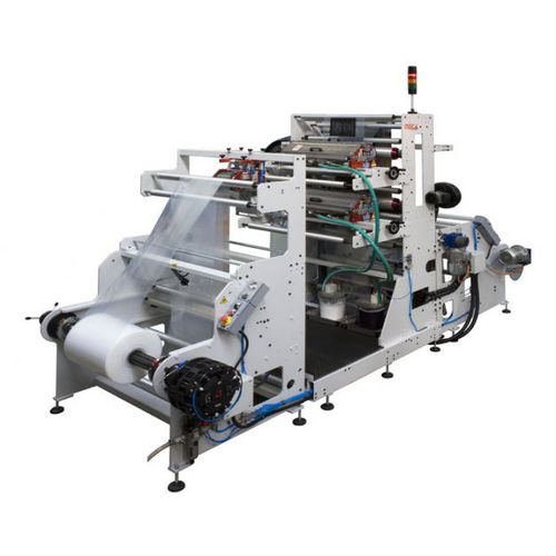Macchina da stampa flessografica stack - SV-AV Series - Meca-Tecno di Cagossi Gianni & C. s.n.c. - a 2 colori / tipo roll to roll / con essiccazione ad aria calda