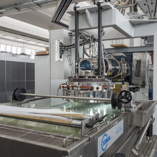 Linea di estrusione per monofilamenti - TECHNO FIL-POLYSTEEL - S.I.M.A. s.r.l. - per PP / per HDPE / per PET