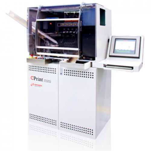 Macchina da stampa a getto di inchiostro UV - Cprint Mini - TAPEMATIC S.p.A. - digitale / per materie plastiche / per metallo
