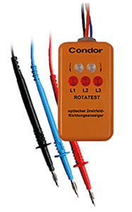 Tester di sequenza di fasi - ROTATEST - Condor Pressure Control GmbH - di motore / portatile