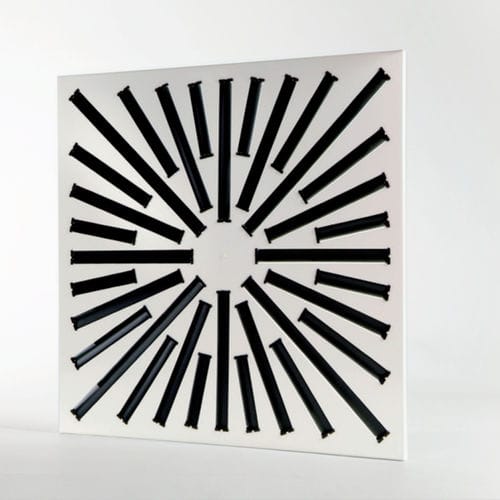 Diffusore d'aria circolare - DAM31 series - TECNICA - da incasso / a induzione / in plastica