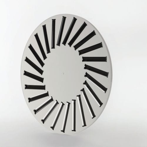 Diffusore d'aria circolare - DAM02C series - TECNICA - da incasso / a induzione / in plastica