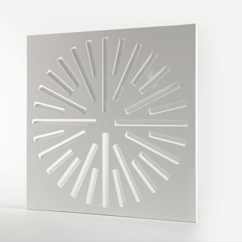 Diffusore d'aria quadrato - DAF01 series - TECNICA - da incasso / fisso / a induzione
