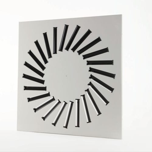 Diffusore d'aria quadrato - DAM02 series - TECNICA - da incasso / a induzione / in plastica