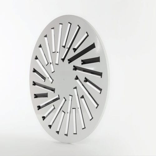 Diffusore d'aria circolare - DAM12C series - TECNICA - da incasso / a induzione / in plastica