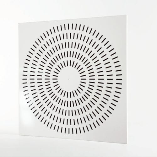 Diffusore d'aria quadrato - DAM71 series - TECNICA - da incasso / a induzione / in metallo