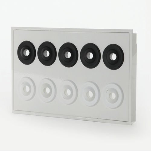 Diffusore d'aria a induzione - DMU series - TECNICA - circolare / a sezione rettangolare / da incasso