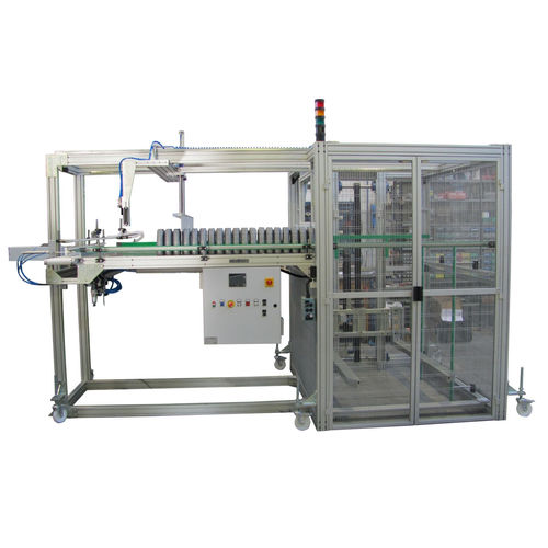 Pallettizzatore dall'alto - Villani Giovanni srl - per bottiglie / automatico