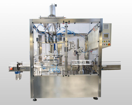 Riempitrice chiuditrice lineare - Villani Giovanni srl - per liquidi / automatica