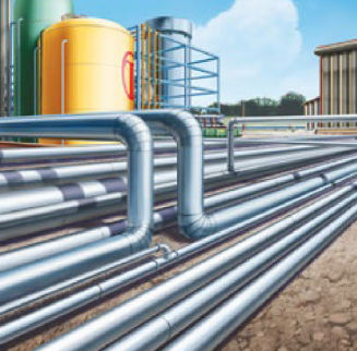 Tubo rigido per gas - HANS-CP - TURALI HOLDING - in acciaio / senza giunzione