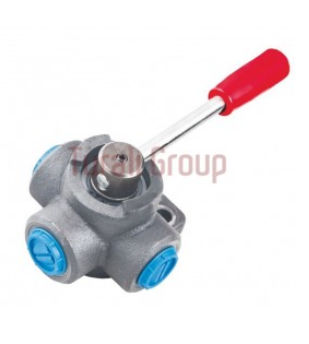 Valvola a sfera - BV3-C series - TURALI HOLDING - manuale / a comando idraulico / a 3 vie