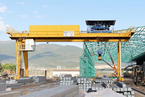 Gru a cavalletto su guida di scorrimento - BVS Cranes-BÜLBÜLOĞLU VİNÇ SAN. ve TİC. A.Ş. - per carichi pesanti