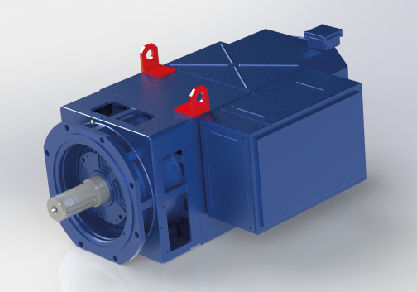 Motore asincrono - DRIVE AX 250K/KC axial - COMER S.r.l. - AC / IP54 / per applicazioni di sollevamento