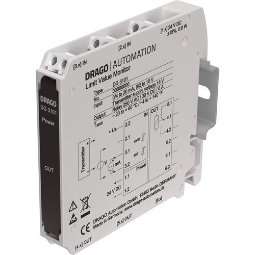 Contatto di fine corsa standard - DG 3101 - DRAGO Automation GmbH - regolabile / elettronico / di controllo