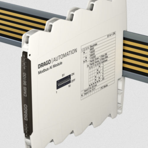 Modulo di ingresso analogico - DMB 96100 B - DRAGO Automation GmbH - Modbus RTU / RS485 / di corrente