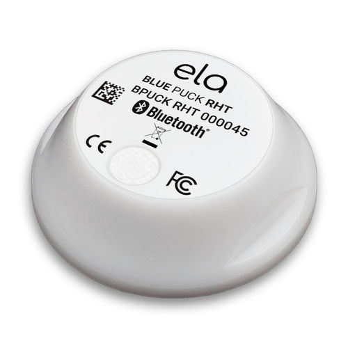 Sensore di temperatura e di umidità Bluetooth - BLUE PUCK RHT - ELA Innovation S.A - a tenuta stagna / compatto / ad uso industriale