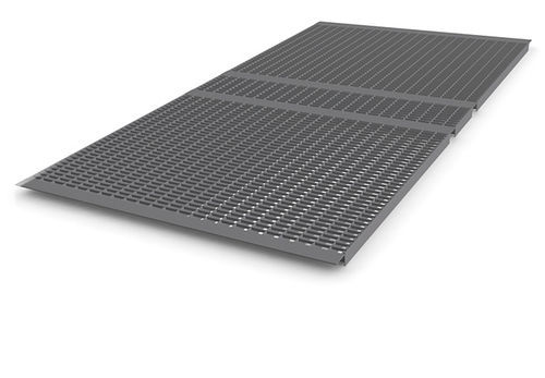 Grigliato per scaffalatura - Inlaid between supports Grating for Double Shelves - Meiser