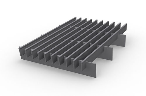 Grigliato in metallo - 30/2 - 50/3 - Meiser - con lamelle inclinate