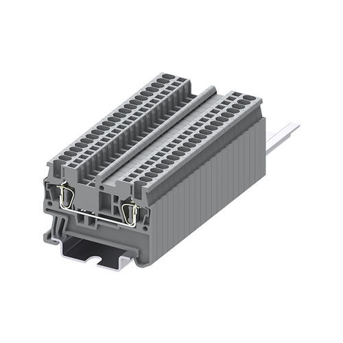 Morsetto componibile con connessione a molla - TC1.5-2-GY - Ningbo SUPU Electronics Co., Ltd. - su guida DIN / IEC / grigio