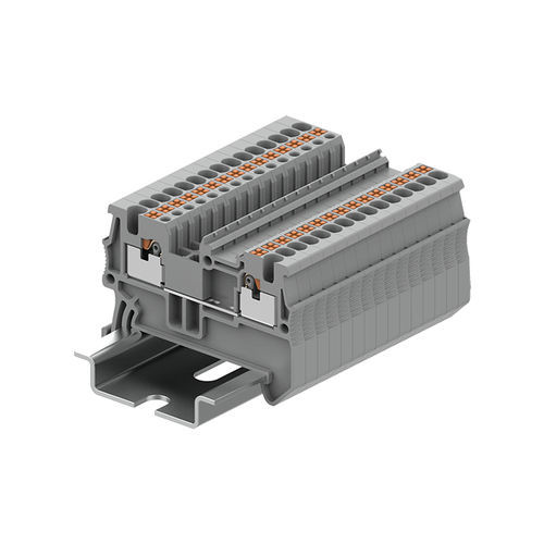 Morsetto componibile push-in - TP1.5-2-GY - Ningbo SUPU Electronics Co., Ltd. - su guida DIN / a molla / in rame