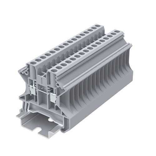 Morsetto componibile con connessione a vite - TU2.5-2-GY - Ningbo SUPU Electronics Co., Ltd. - su guida DIN / in rame / IEC