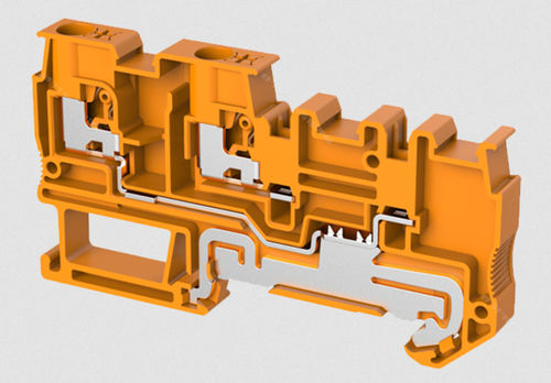 Morsetto componibile su guida DIN - TPIO2.5-IN-3-PE - Ningbo SUPU Electronics Co., Ltd. - a molla / push-in / in rame