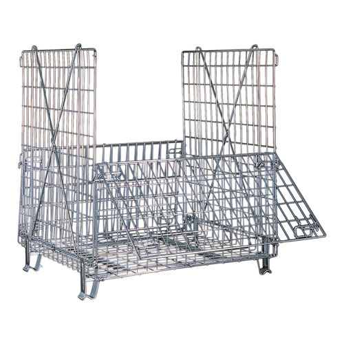 Cassa-pallet in filo metallico - LEGG 102120 - Italiana Contenitori Srl - di stoccaggio / da trasporto / per movimentazione