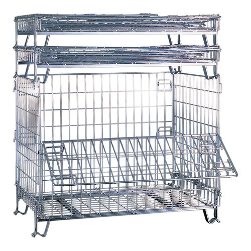 Cassa-pallet in filo metallico - LEGG 080120 - Italiana Contenitori Srl - da trasporto / industriale / per movimentazione
