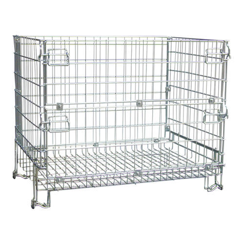 Cassa-pallet in filo metallico - MARK080120 - Italiana Contenitori Srl - da trasporto / per movimentazione / per bottiglie