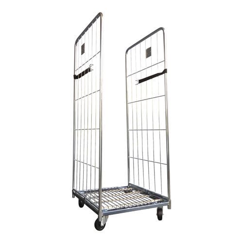 Roll-container multiuso - ROLF0060 - Italiana Contenitori Srl - a ripiani / in metallo