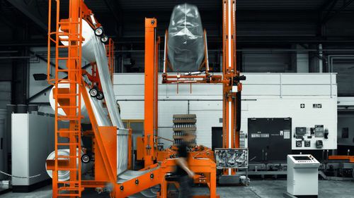 Incappucciatrice con film termoretraibile - Paratech - MSK - automatica / per prodotti edili / per l'industria agroalimentare