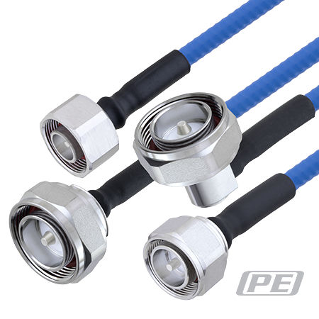 Cavo montato DIN - SPP-250-LLPL series - Pasternack Enterprises, Inc. - RF / coassiale / dritto