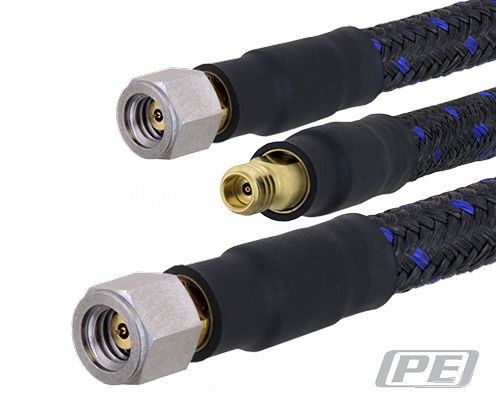 Cavo elettrico RF - PE3TC1220 series - Pasternack Enterprises, Inc. - coassiale / flessibile