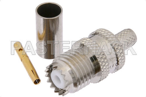 Connettore UHF - Pasternack Enterprises, Inc. - radiofrequenza / coassiale / diritto