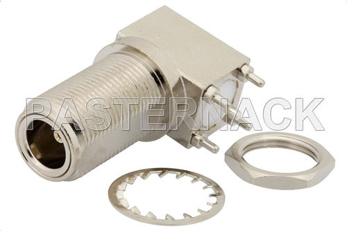 Connettore radiofrequenza - N series  - Pasternack Enterprises, Inc. - coassiale / diritto / a gomito