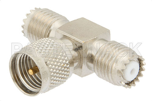 Adattatore femmina - Mini-UHF Adapter RF Series  - Pasternack Enterprises, Inc. - maschio / BNC / TNC