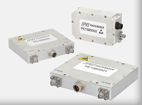 Amplificatore RF - PE15B5000 series - Pasternack Enterprises, Inc. - di commutazione / a banda larga / compatto