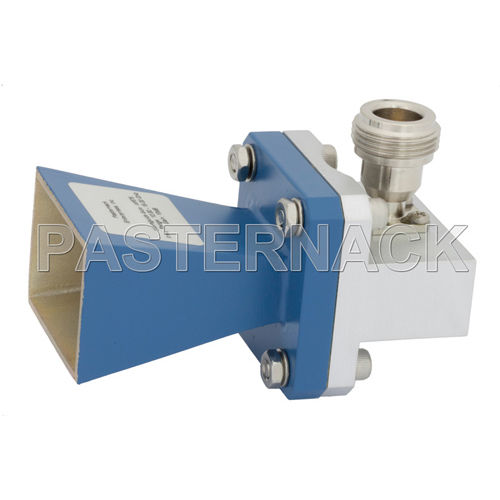 Antenna a tromba - WR-75  - Pasternack Enterprises, Inc. - con adattatore / per guida d'onda