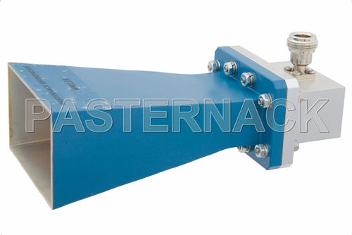 Antenna a tromba - WR-159 - Pasternack Enterprises, Inc. - con adattatore / per guida d'onda