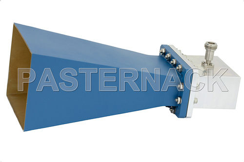 Antenna a tromba - WR-284  - Pasternack Enterprises, Inc. - con adattatore