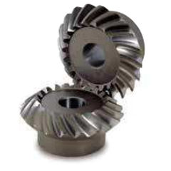 Ingranaggio conico - MMSG series - KHK - a dentatura elicoidale / con mozzo / rettificato