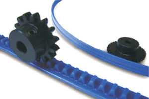 Cremagliera a dentatura diritta - DR series - KHK - con mozzo / flessibile / stampata