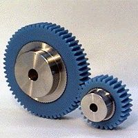 Ingranaggio a dentatura diritta - PU series - KHK - con mozzo / in plastica / in acciaio inossidabile