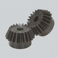 Ingranaggio conico - SAM series - KHK - a dentatura elicoidale / con mozzo / per albero di trasmissione