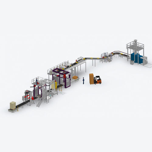 Linea di imballaggio per l'industria alimentare e delle bevande - Full Line - Möllers - per l’industria petrolchimica / di riempimento / per prodotti chimici