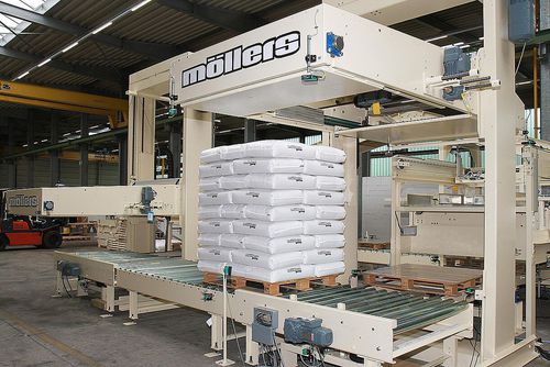 Pallettizzatore a strati - PFS - Möllers - dal basso / per sacchi / per prodotti edili