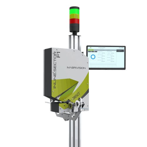 Misuratore di spessore per pareti - INLINE.SECTOR F1 - Mabri.Vision GmbH Technologiezentrum am Europaplatz - per tubi in plastica / fisso / senza contatto