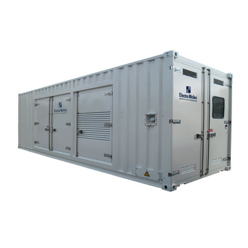 Gruppo elettrogeno diesel - EMU-1100 - ELECTRA MOLINS - trifase / stazionario / in containers