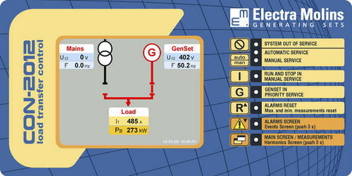 Modulo di controllo per gruppo elettrogeno - CON-2012 - ELECTRA MOLINS