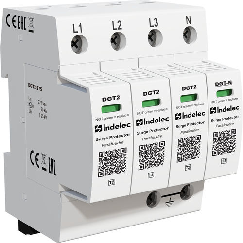Limitatore di sovratensione di tipo 2 - DGT2 275 C2 - Indelec - per alimentazione elettrica / a varistori / N/PE